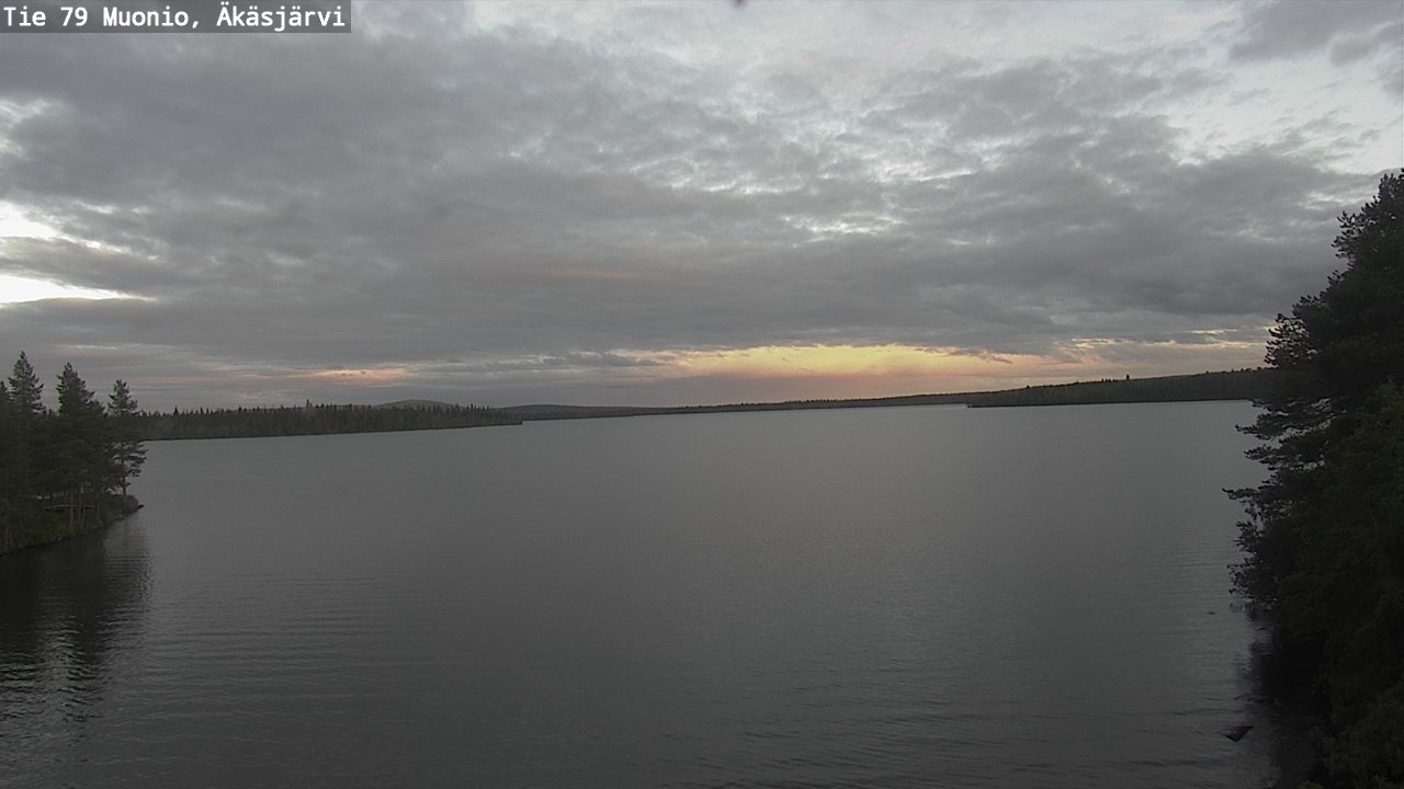 Weather Camera Image Road 79 Muonio, Äkäsjärvi, Muonio, Lappi