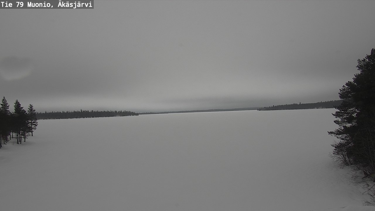 Weather Camera Image Väg 79 Muonio, Äkäsjärvi, Muonio, Lappi