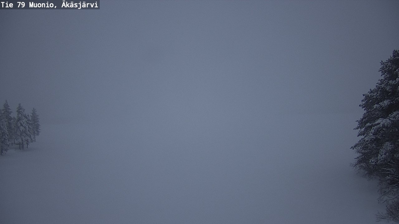 Weather Camera Image Väg 79 Muonio, Äkäsjärvi, Muonio, Lappi