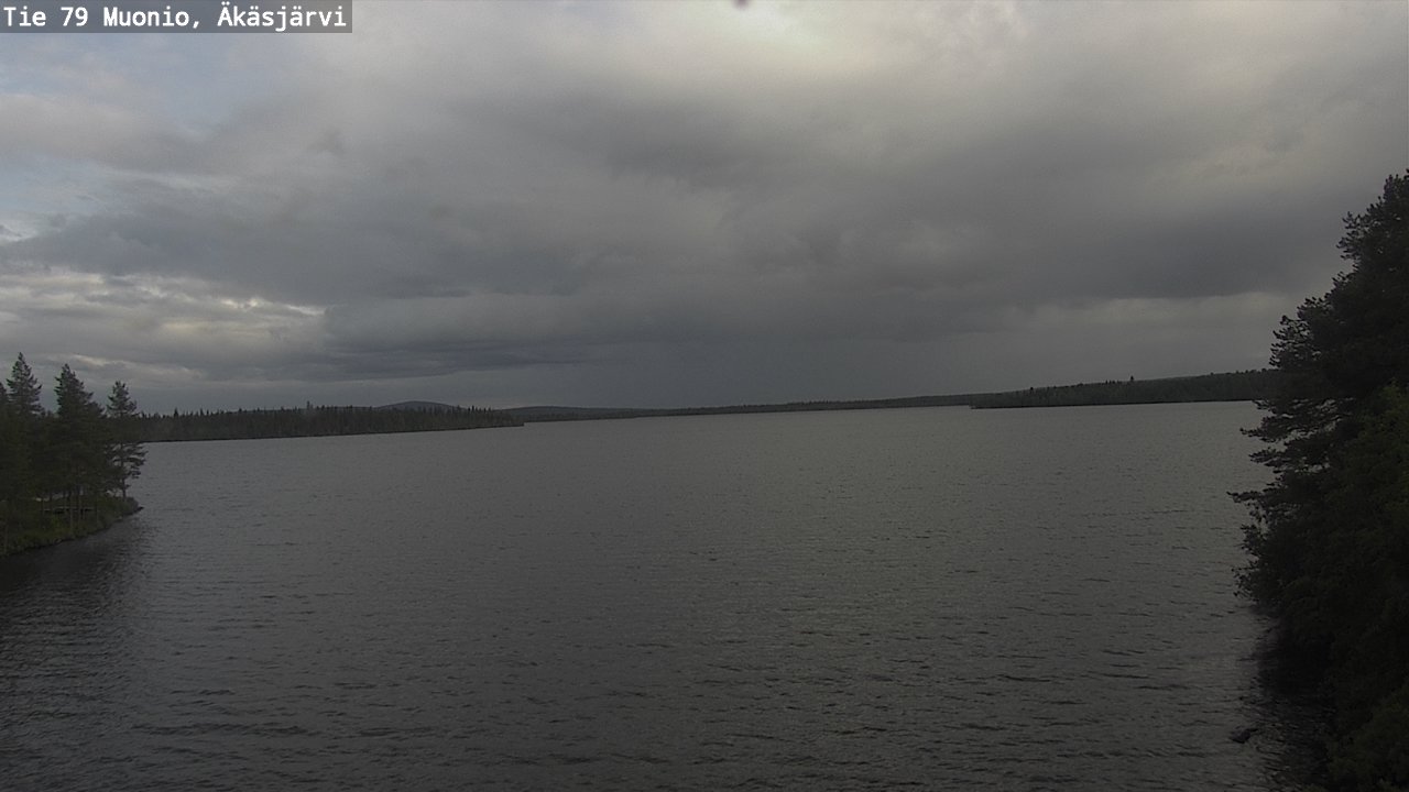 Weather Camera Image Road 79 Muonio, Äkäsjärvi, Muonio, Lappi