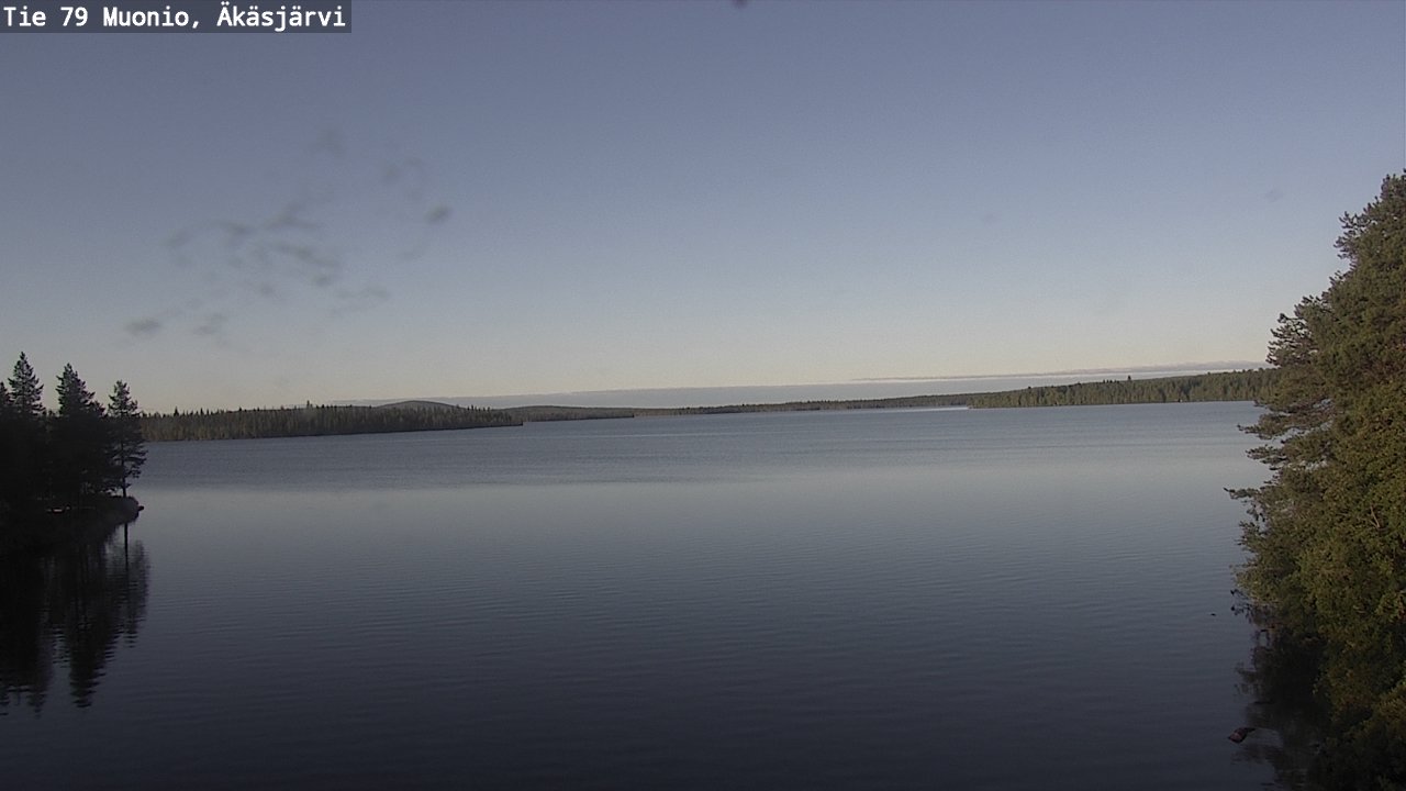 Weather Camera Image Road 79 Muonio, Äkäsjärvi, Muonio, Lappi