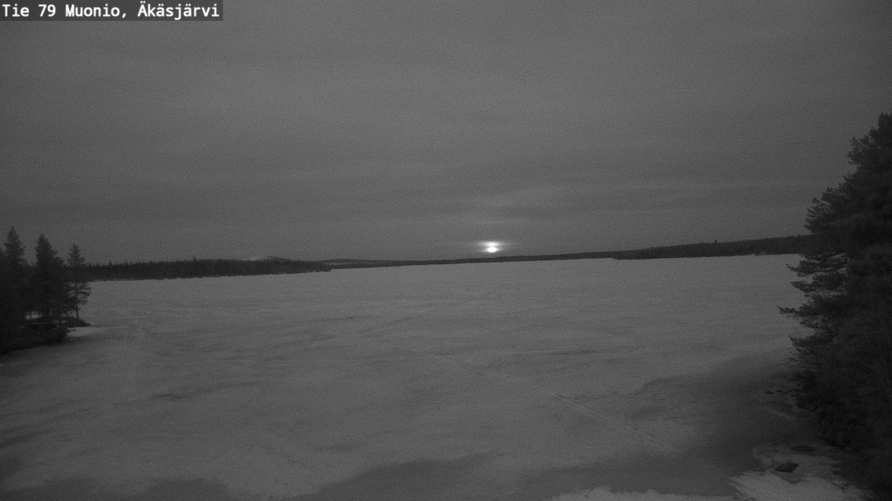 Weather Camera Image Väg 79 Muonio, Äkäsjärvi, Muonio, Lappi