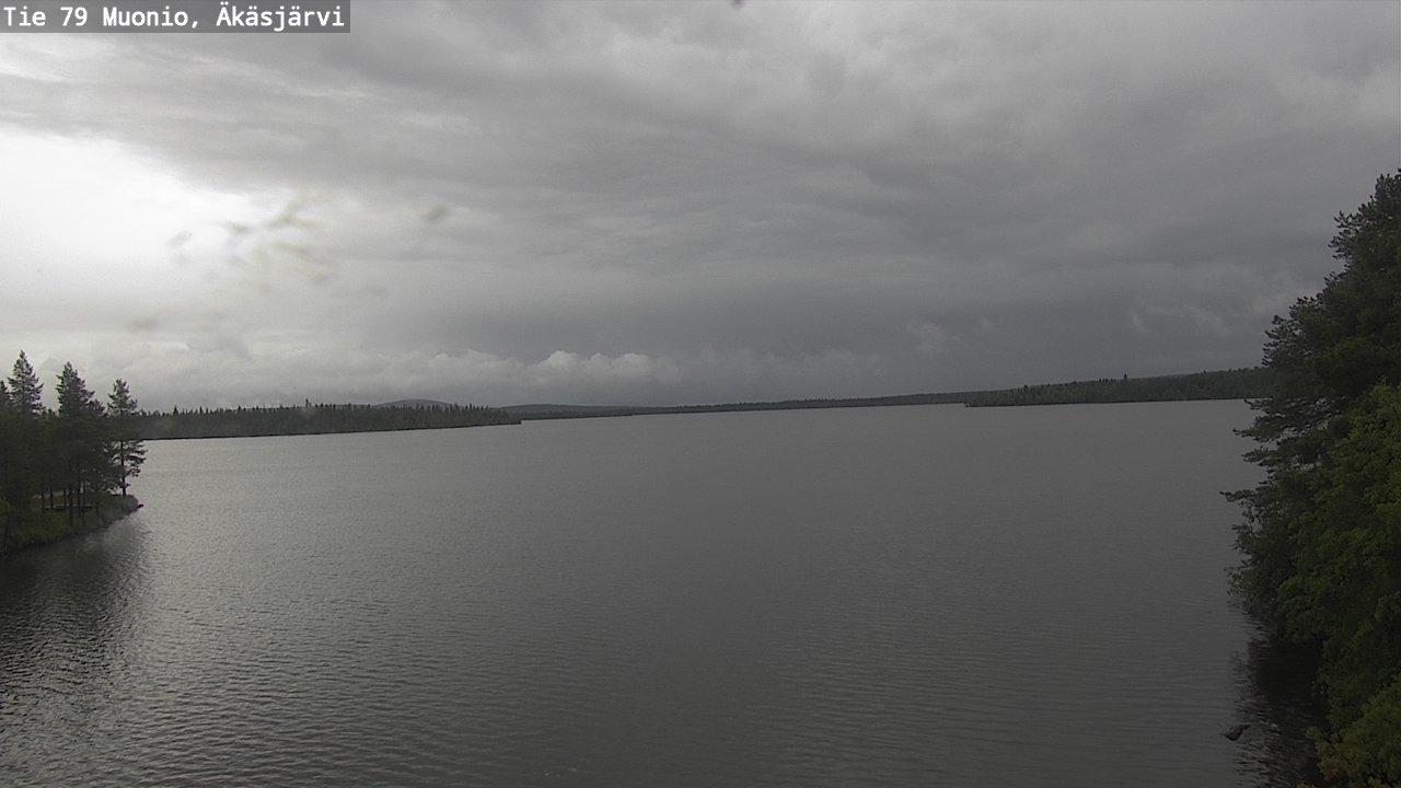 Weather Camera Image Road 79 Muonio, Äkäsjärvi, Muonio, Lappi