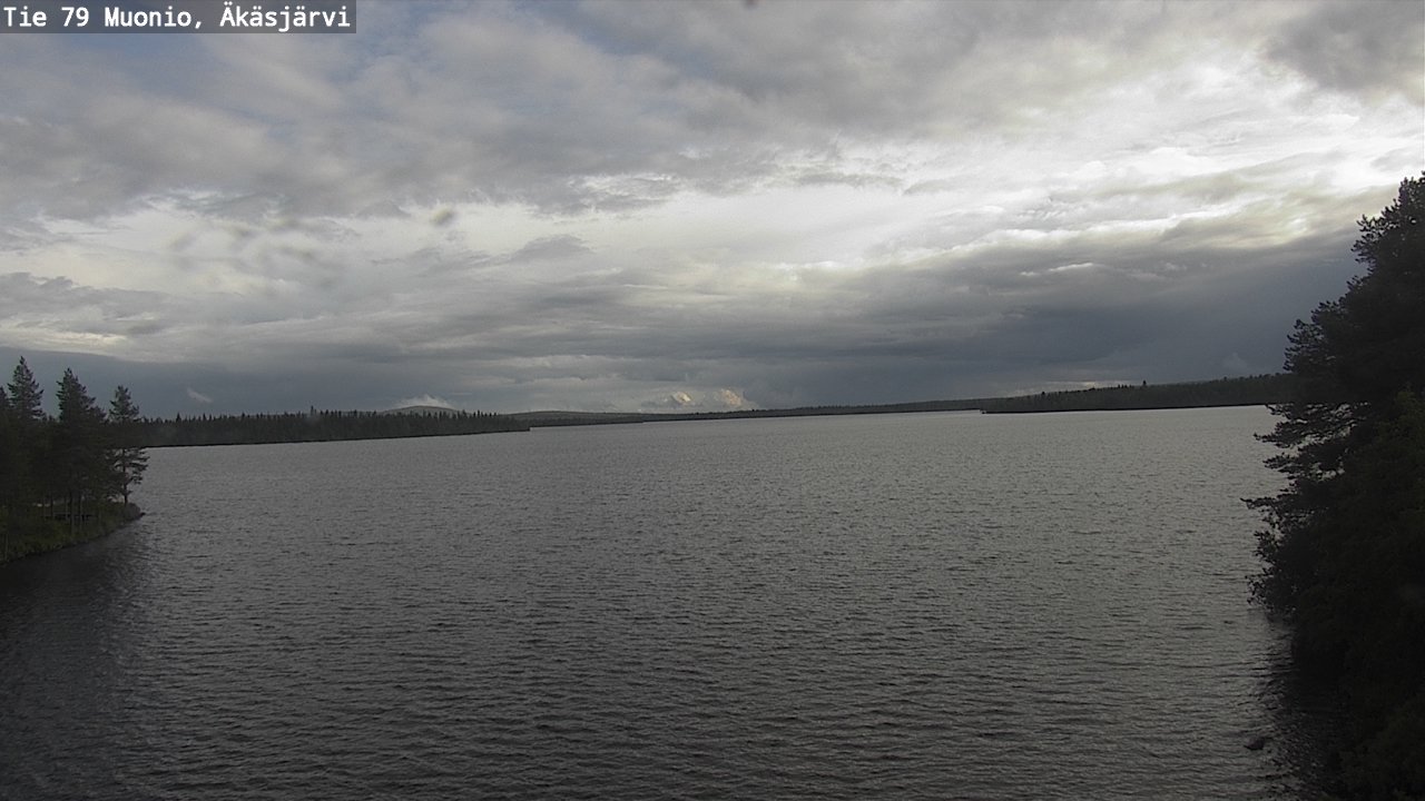 Weather Camera Image Road 79 Muonio, Äkäsjärvi, Muonio, Lappi