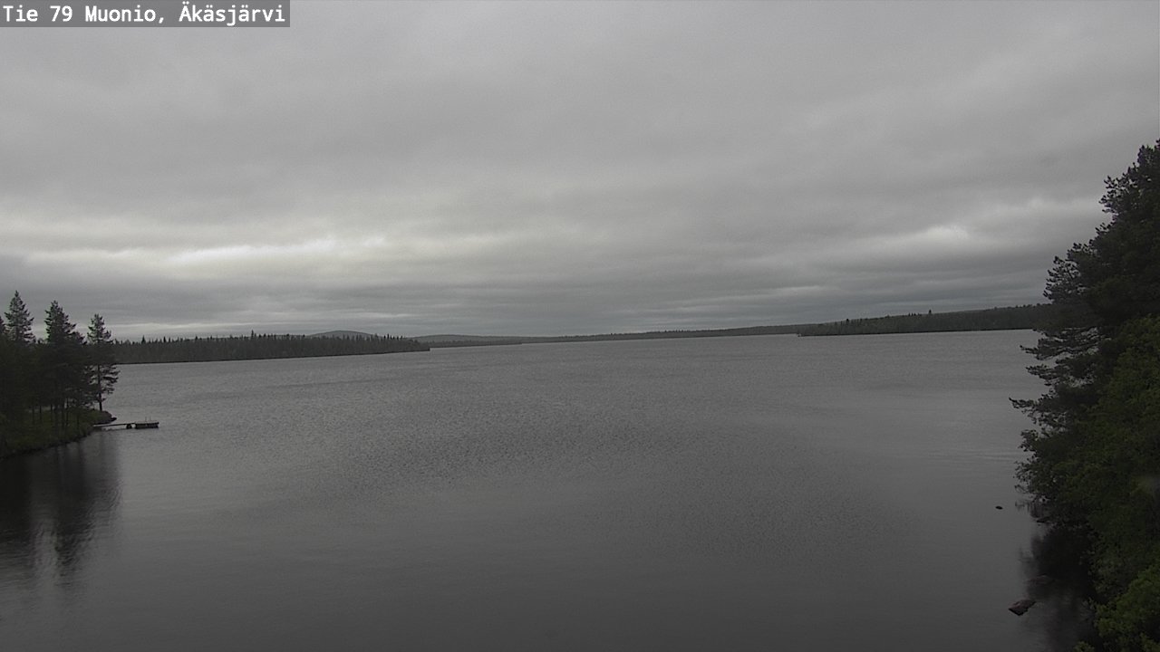 Weather Camera Image Road 79 Muonio, Äkäsjärvi, Muonio, Lappi