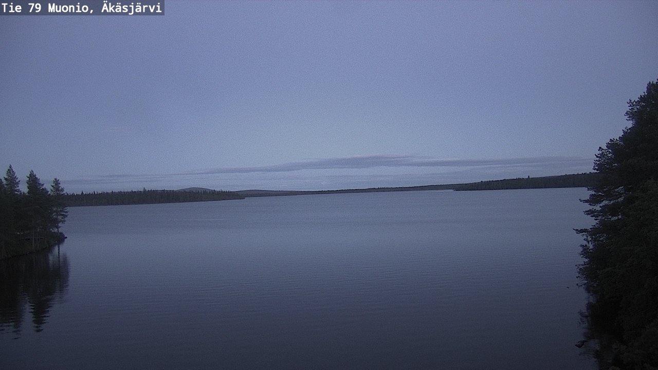 Weather Camera Image Road 79 Muonio, Äkäsjärvi, Muonio, Lappi