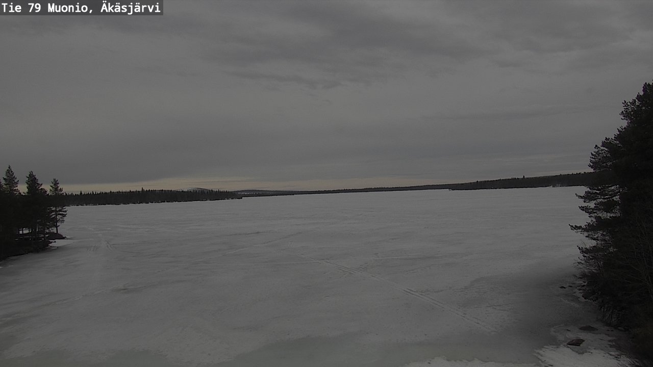 Weather Camera Image Väg 79 Muonio, Äkäsjärvi, Muonio, Lappi