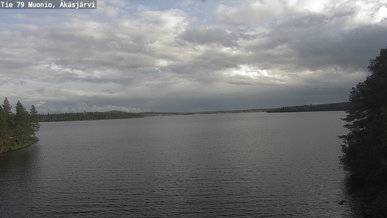 Weather Camera Image Road 79 Muonio, Äkäsjärvi, Muonio, Lappi