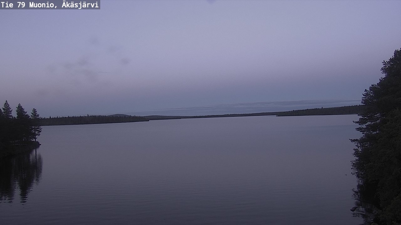 Weather Camera Image Road 79 Muonio, Äkäsjärvi, Muonio, Lappi