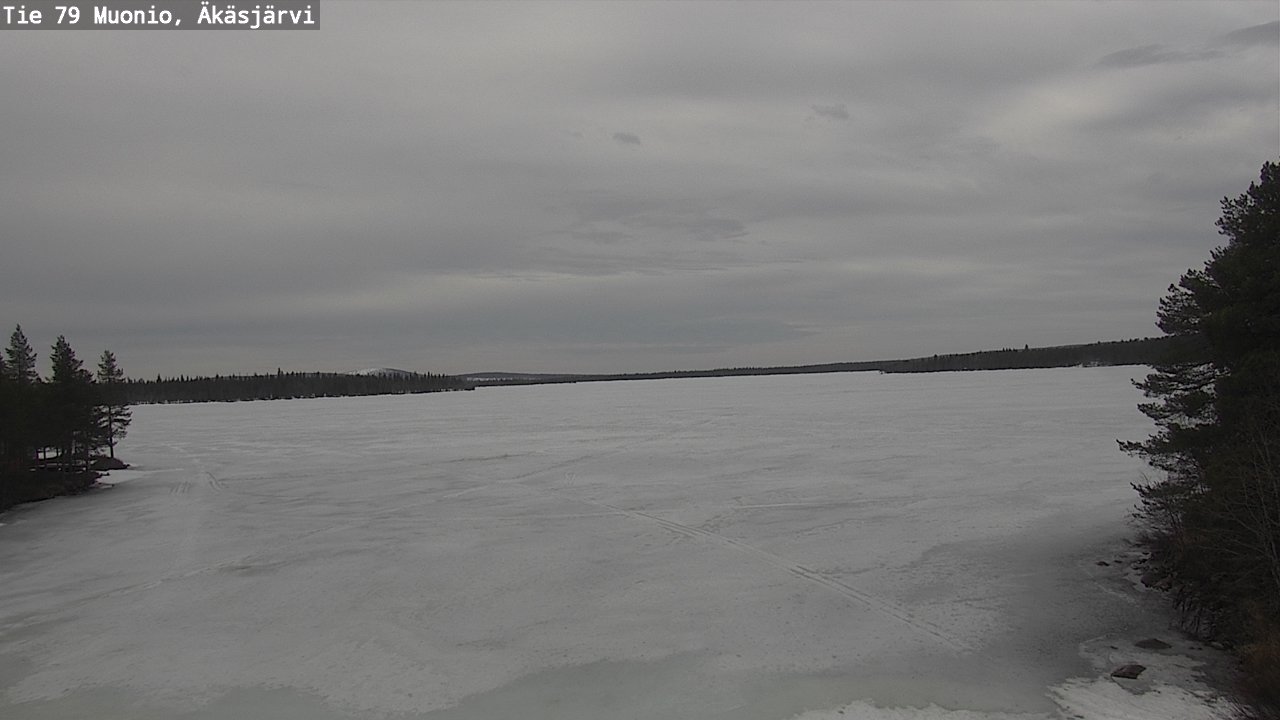Weather Camera Image Väg 79 Muonio, Äkäsjärvi, Muonio, Lappi