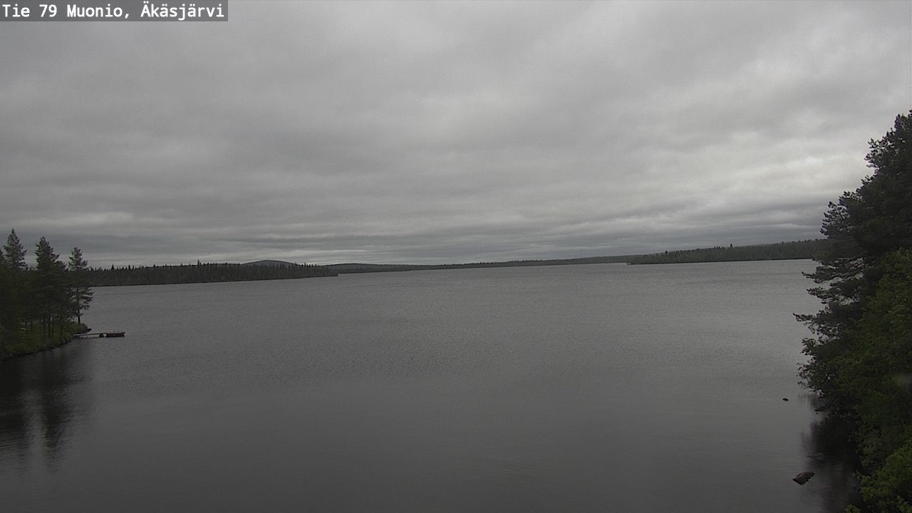 Weather Camera Image Road 79 Muonio, Äkäsjärvi, Muonio, Lappi