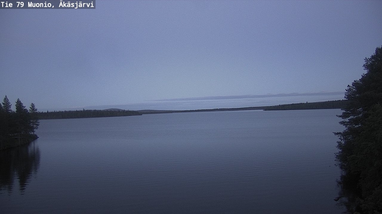 Weather Camera Image Road 79 Muonio, Äkäsjärvi, Muonio, Lappi