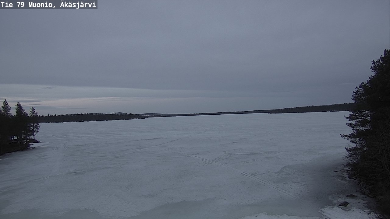 Weather Camera Image Väg 79 Muonio, Äkäsjärvi, Muonio, Lappi