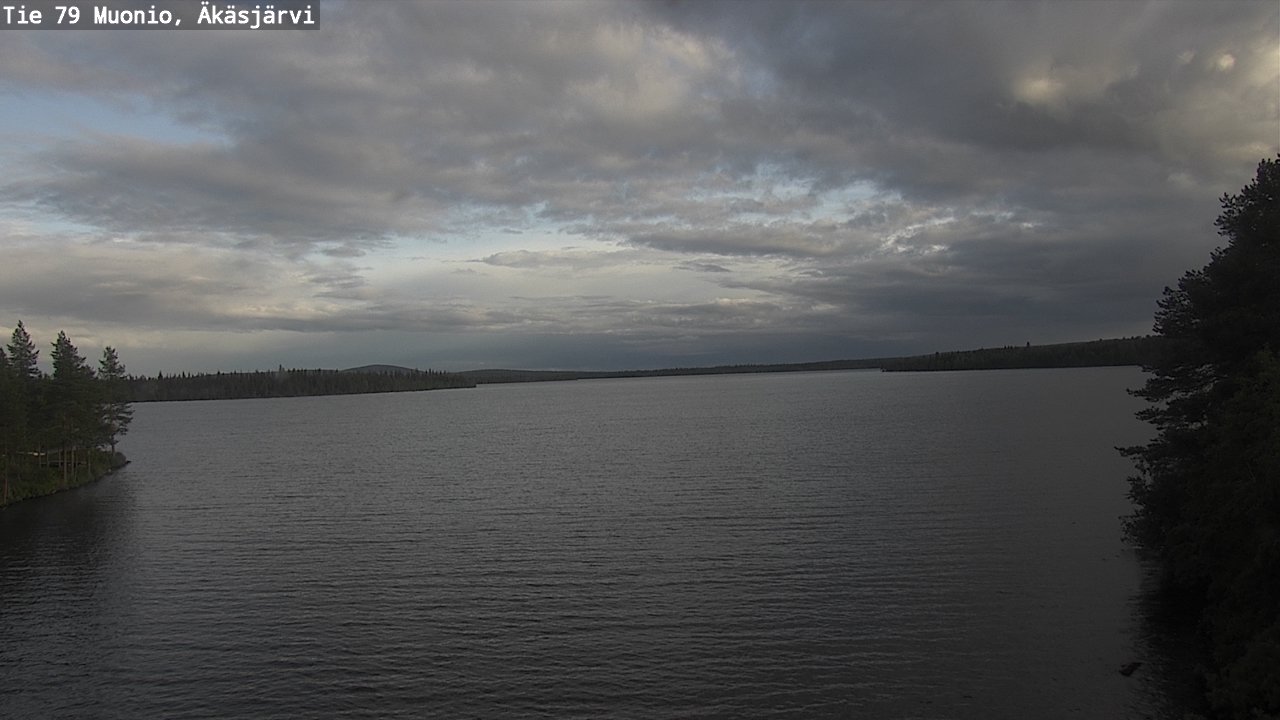 Weather Camera Image Road 79 Muonio, Äkäsjärvi, Muonio, Lappi