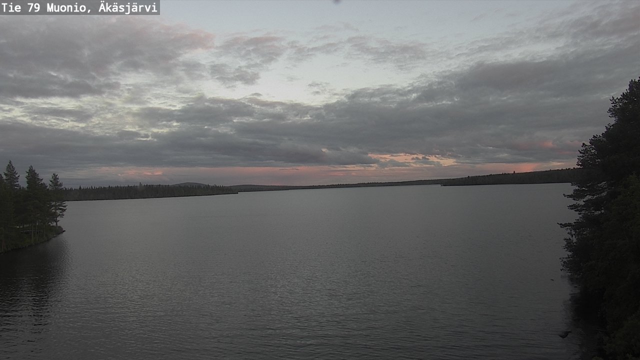 Weather Camera Image Road 79 Muonio, Äkäsjärvi, Muonio, Lappi
