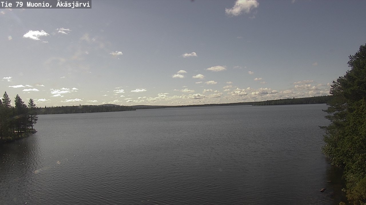 Weather Camera Image Väg 79 Muonio, Äkäsjärvi, Muonio, Lappi