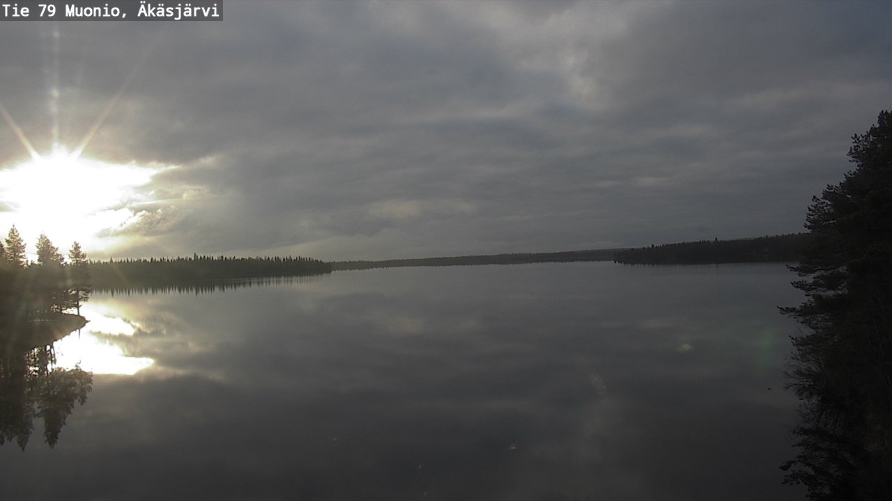 Weather Camera Image Road 79 Muonio, Äkäsjärvi, Muonio, Lappi