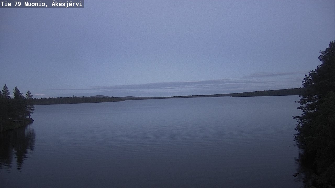 Weather Camera Image Road 79 Muonio, Äkäsjärvi, Muonio, Lappi
