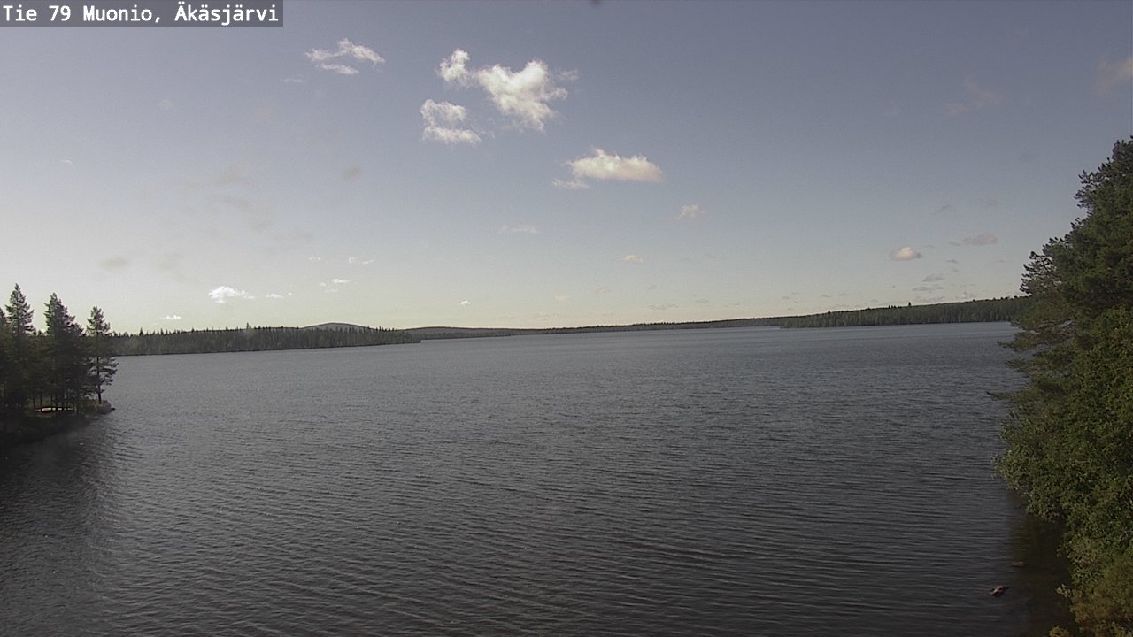 Weather Camera Image Väg 79 Muonio, Äkäsjärvi, Muonio, Lappi