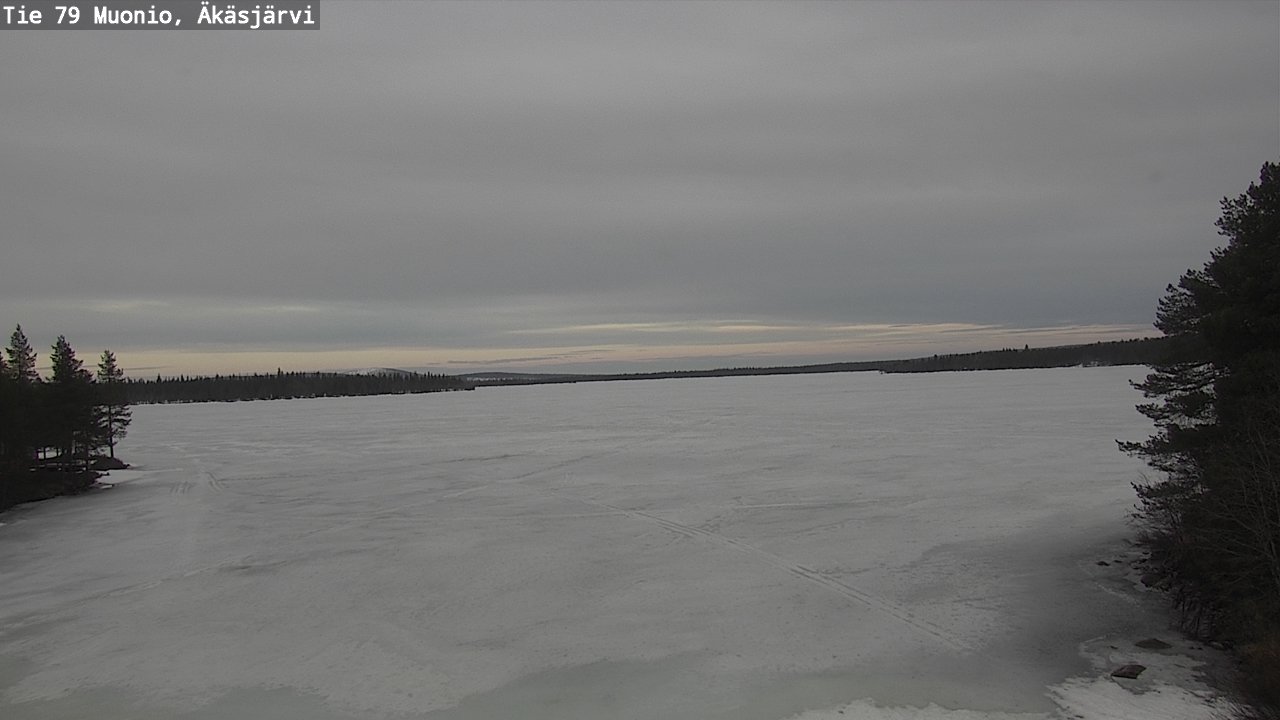 Weather Camera Image Väg 79 Muonio, Äkäsjärvi, Muonio, Lappi