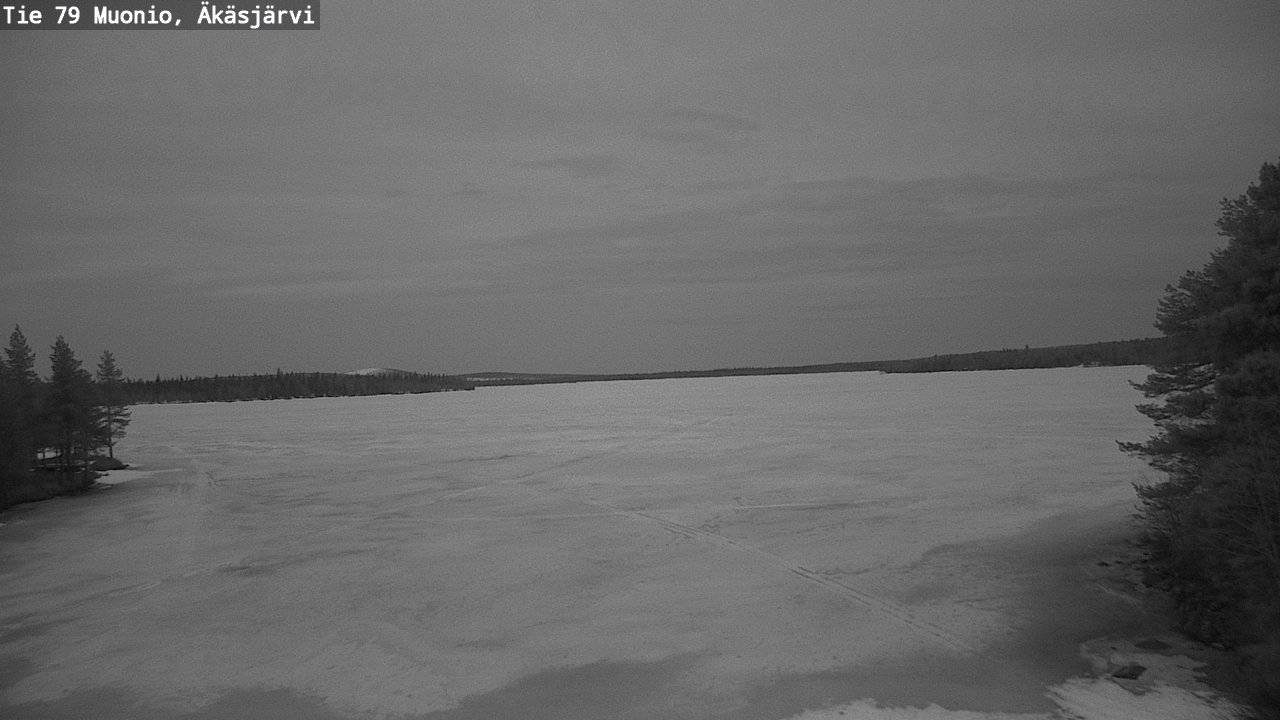 Weather Camera Image Väg 79 Muonio, Äkäsjärvi, Muonio, Lappi