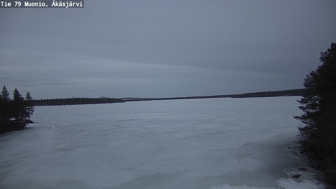 Weather Camera Image Väg 79 Muonio, Äkäsjärvi, Muonio, Lappi