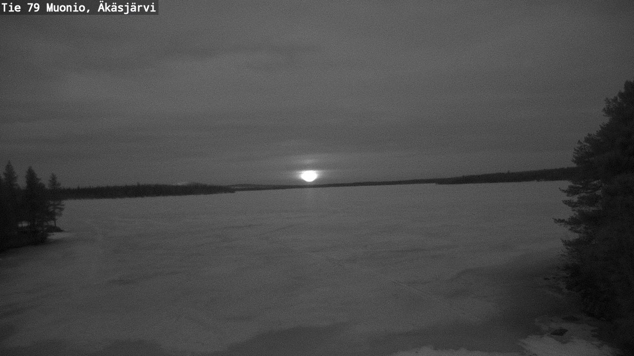 Weather Camera Image Väg 79 Muonio, Äkäsjärvi, Muonio, Lappi