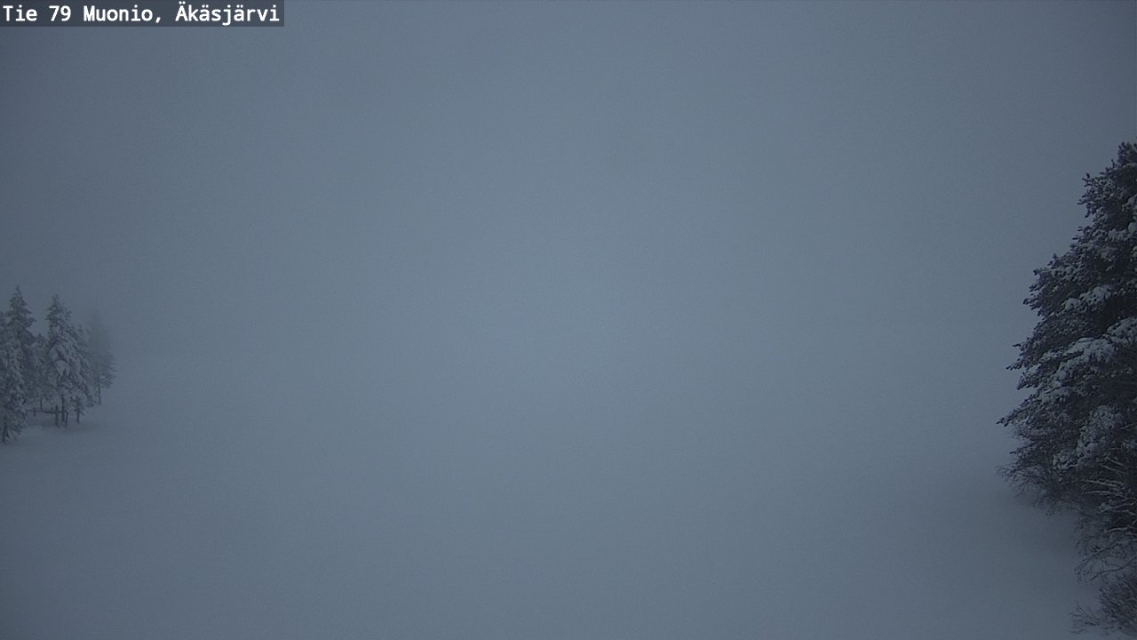 Weather Camera Image Väg 79 Muonio, Äkäsjärvi, Muonio, Lappi