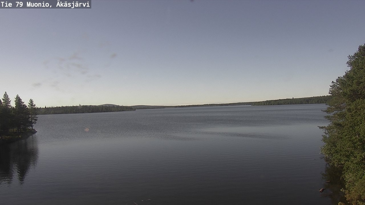 Weather Camera Image Road 79 Muonio, Äkäsjärvi, Muonio, Lappi
