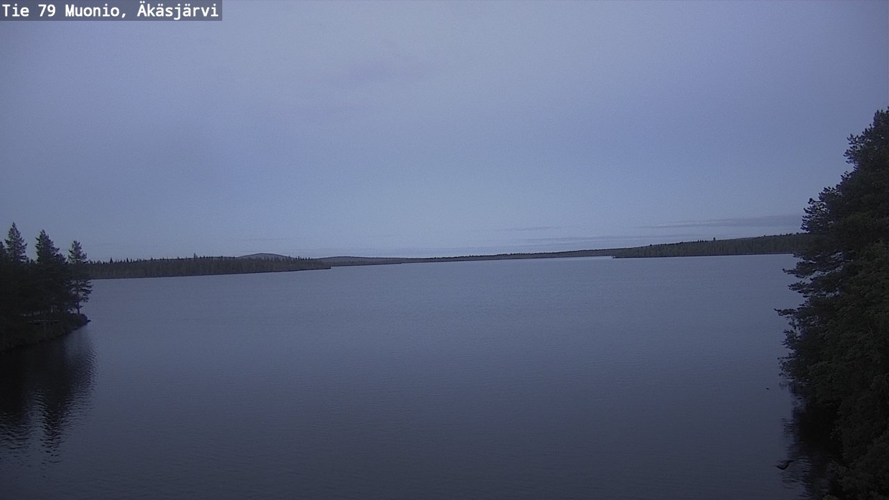 Weather Camera Image Road 79 Muonio, Äkäsjärvi, Muonio, Lappi