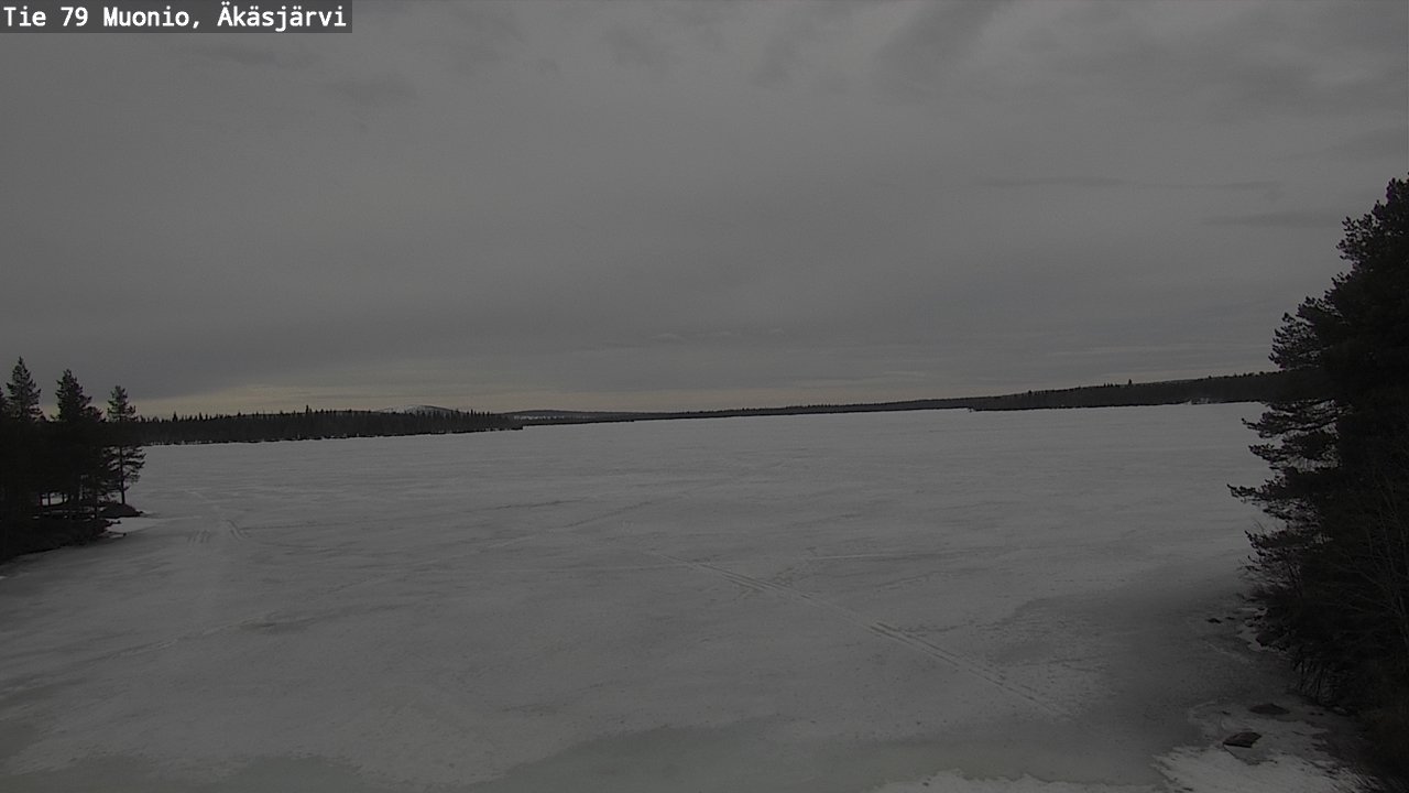 Weather Camera Image Väg 79 Muonio, Äkäsjärvi, Muonio, Lappi