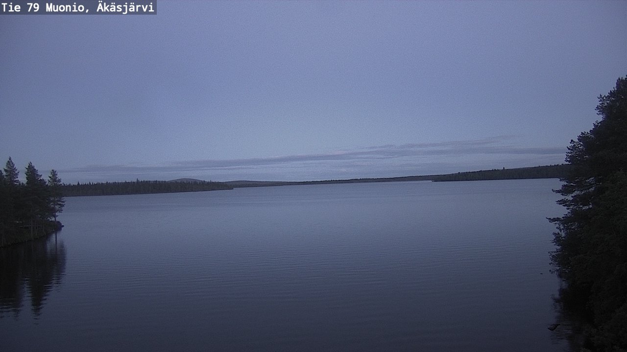 Weather Camera Image Road 79 Muonio, Äkäsjärvi, Muonio, Lappi