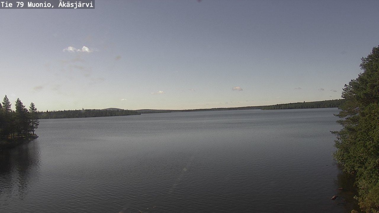 Weather Camera Image Road 79 Muonio, Äkäsjärvi, Muonio, Lappi