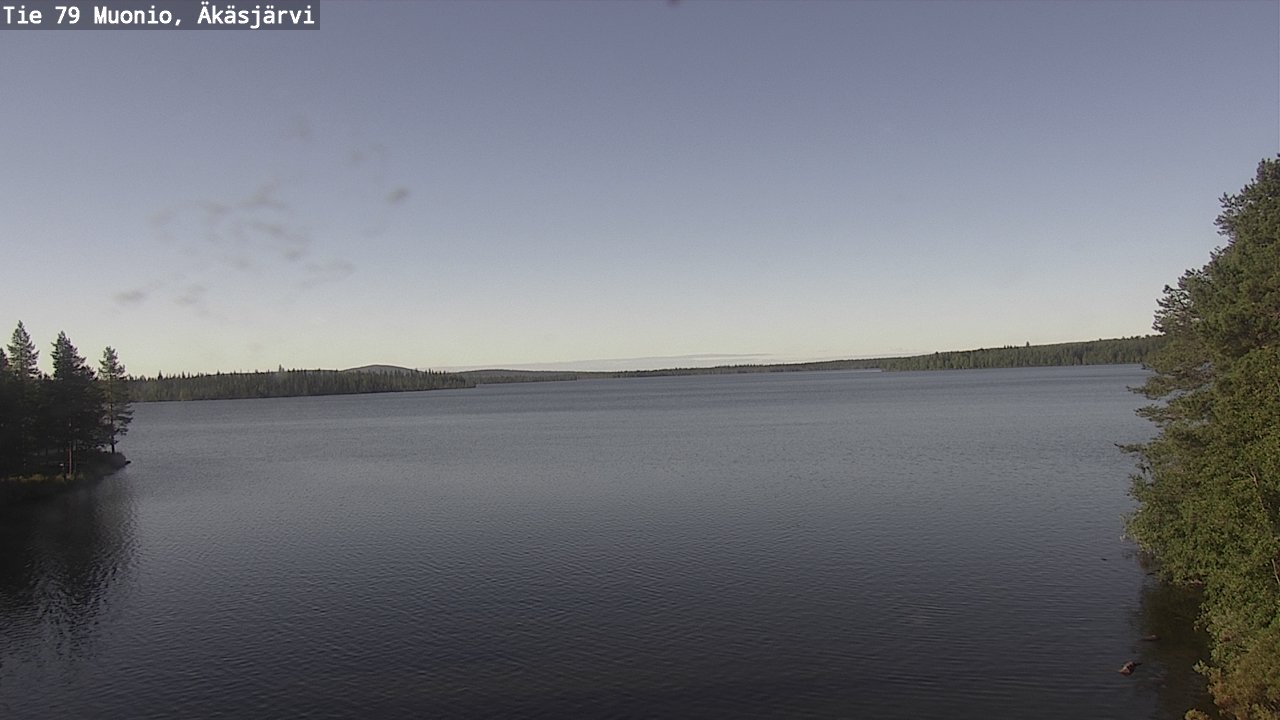 Weather Camera Image Road 79 Muonio, Äkäsjärvi, Muonio, Lappi