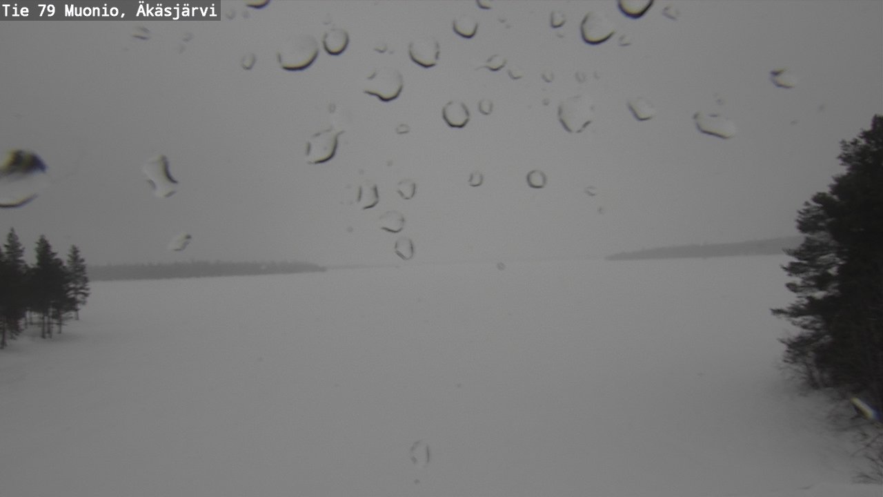Weather Camera Image Road 79 Muonio, Äkäsjärvi, Muonio, Lappi