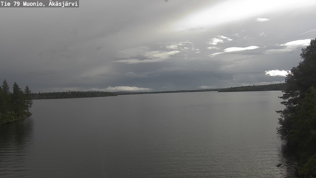 Weather Camera Image Road 79 Muonio, Äkäsjärvi, Muonio, Lappi