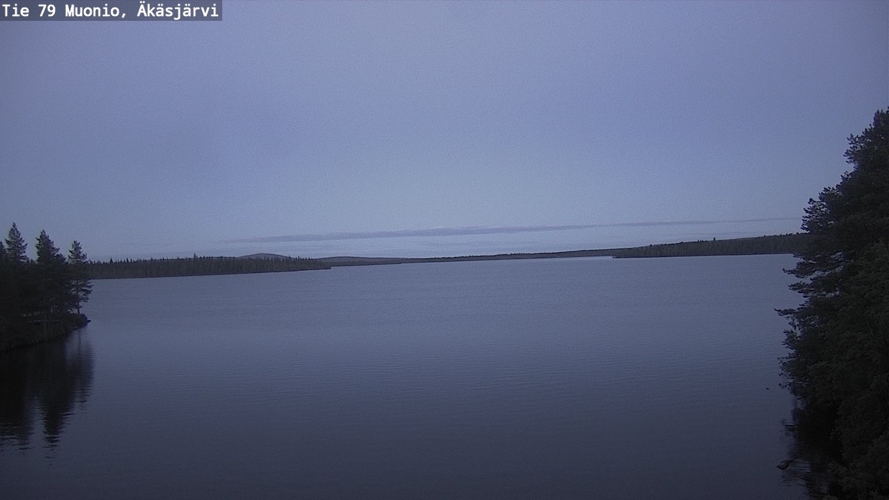 Weather Camera Image Road 79 Muonio, Äkäsjärvi, Muonio, Lappi