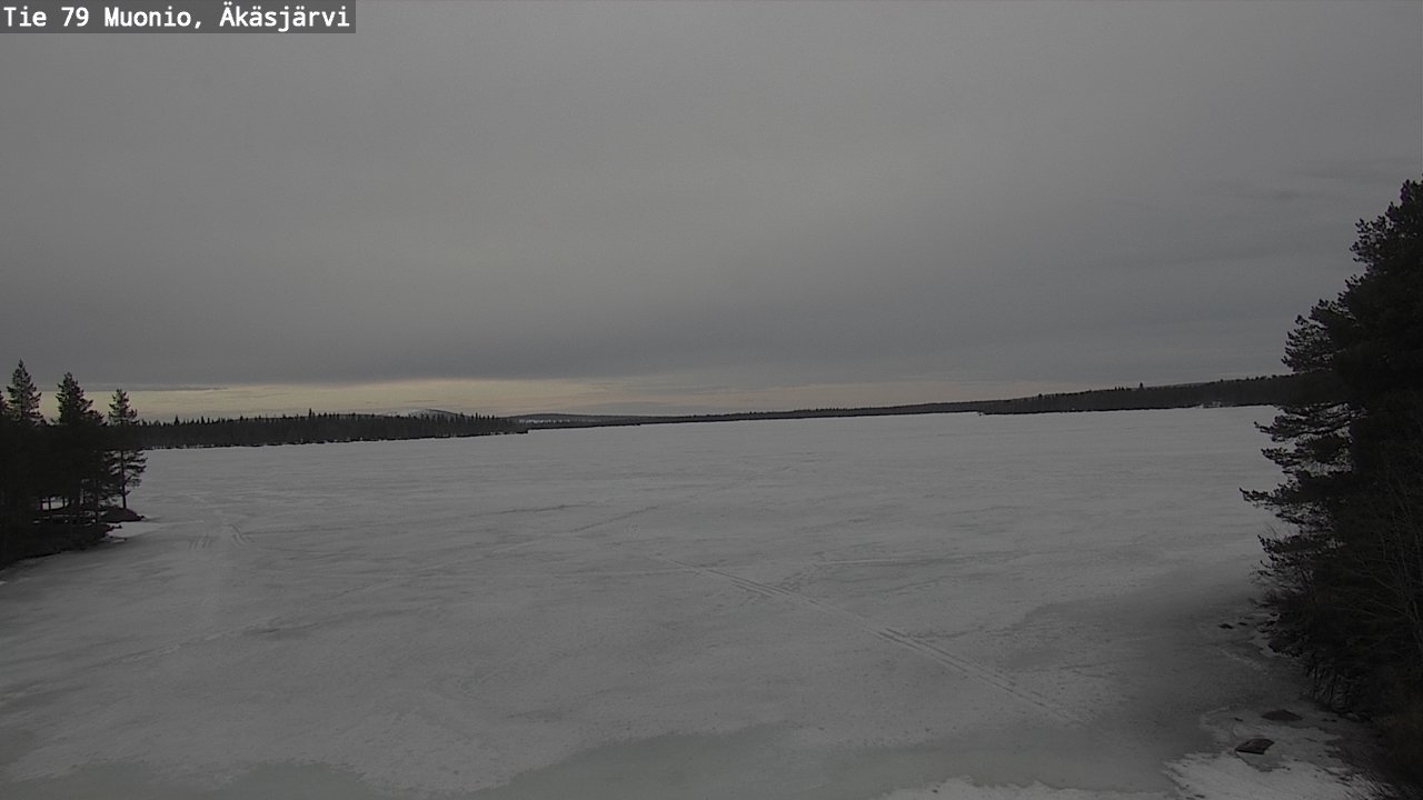 Weather Camera Image Väg 79 Muonio, Äkäsjärvi, Muonio, Lappi