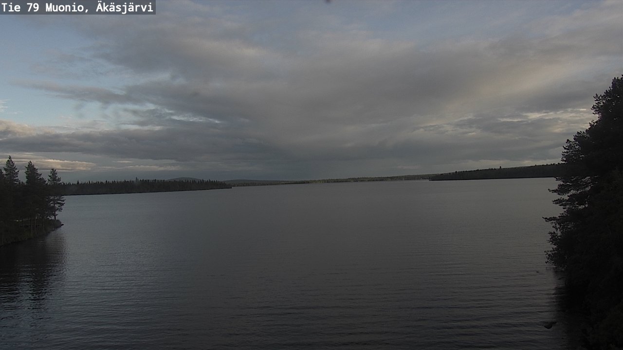 Weather Camera Image Road 79 Muonio, Äkäsjärvi, Muonio, Lappi