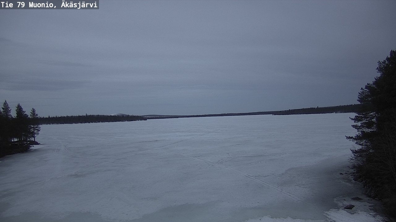 Weather Camera Image Väg 79 Muonio, Äkäsjärvi, Muonio, Lappi