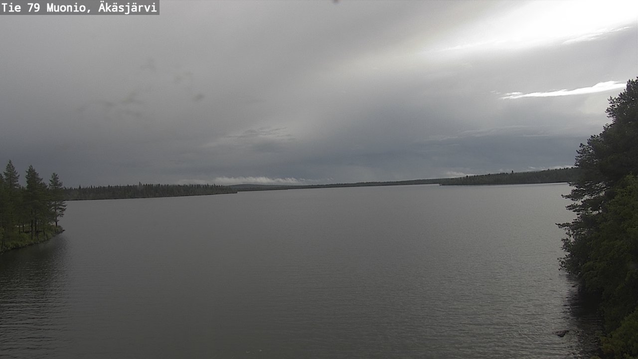 Weather Camera Image Road 79 Muonio, Äkäsjärvi, Muonio, Lappi