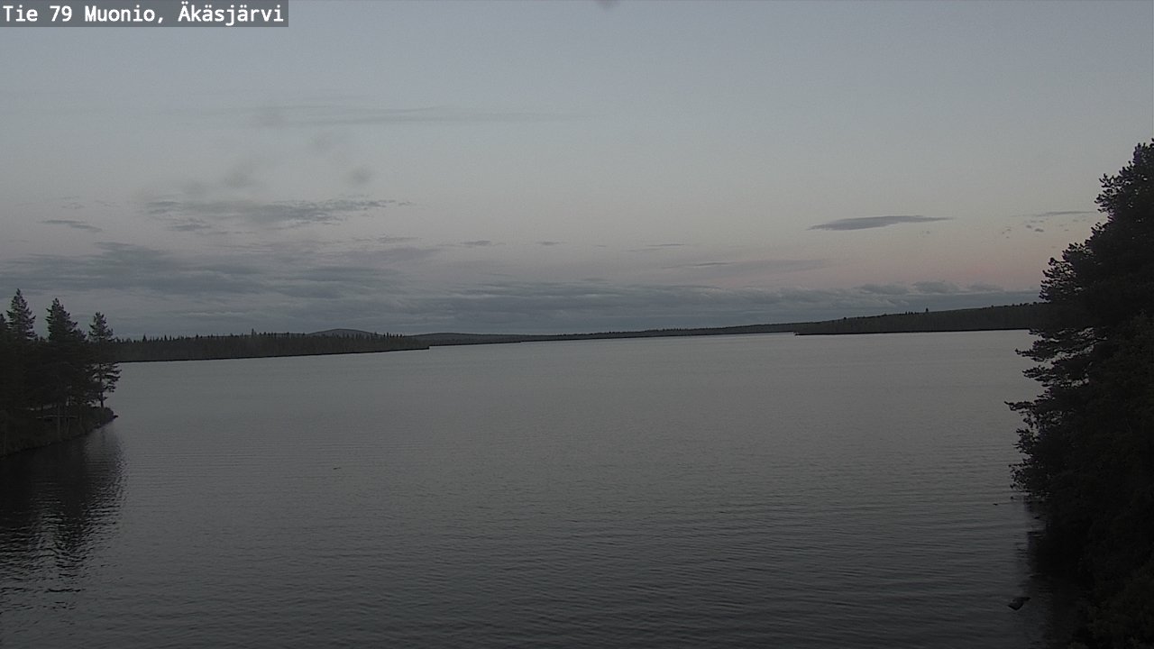 Weather Camera Image Road 79 Muonio, Äkäsjärvi, Muonio, Lappi