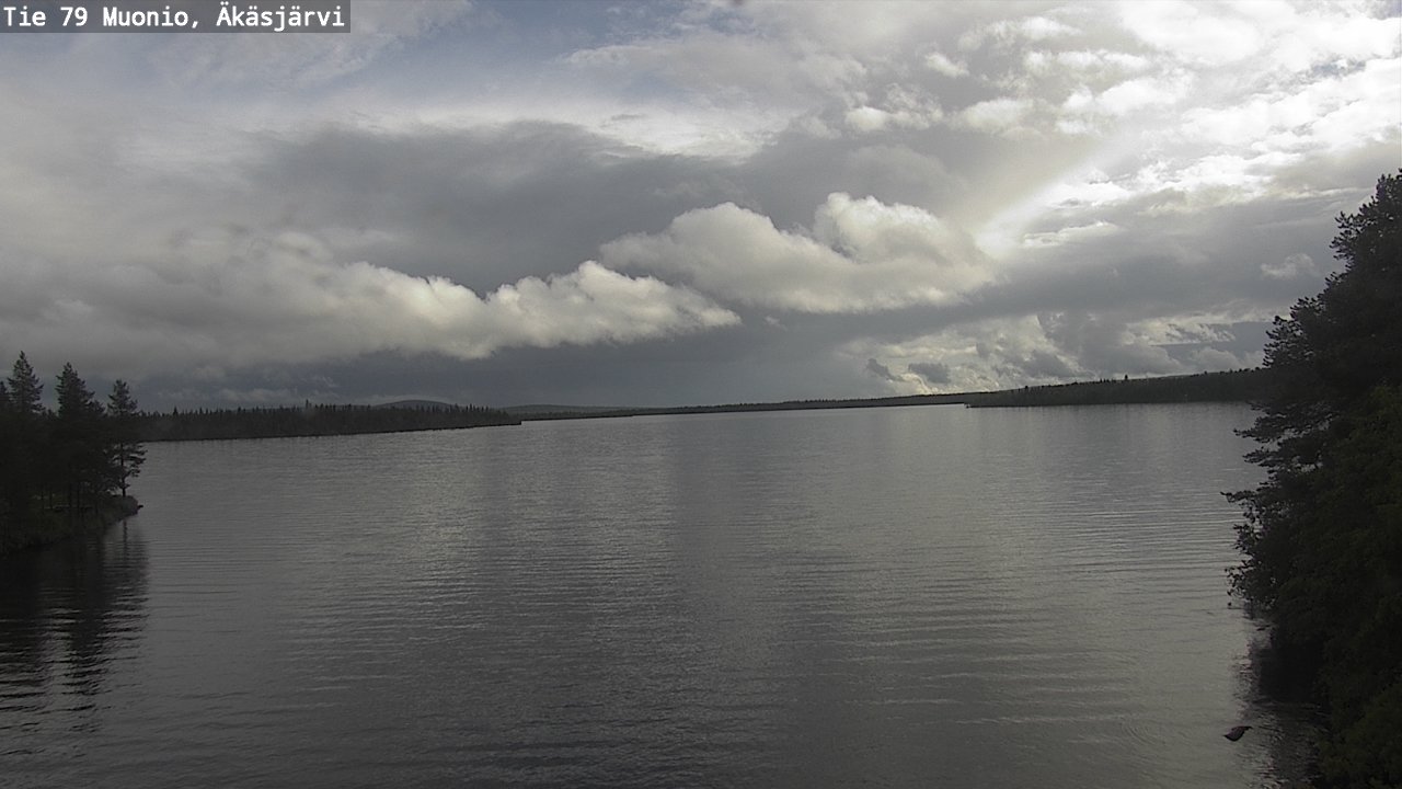 Weather Camera Image Road 79 Muonio, Äkäsjärvi, Muonio, Lappi