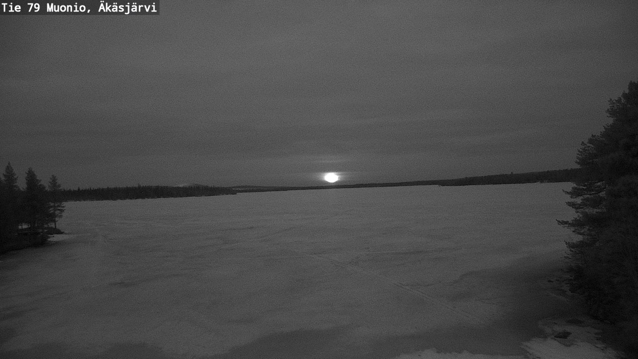 Weather Camera Image Väg 79 Muonio, Äkäsjärvi, Muonio, Lappi