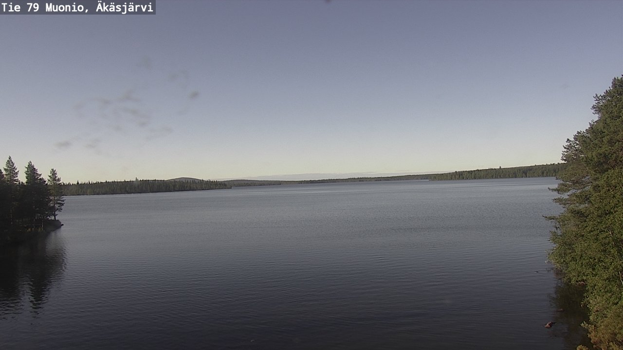 Weather Camera Image Road 79 Muonio, Äkäsjärvi, Muonio, Lappi