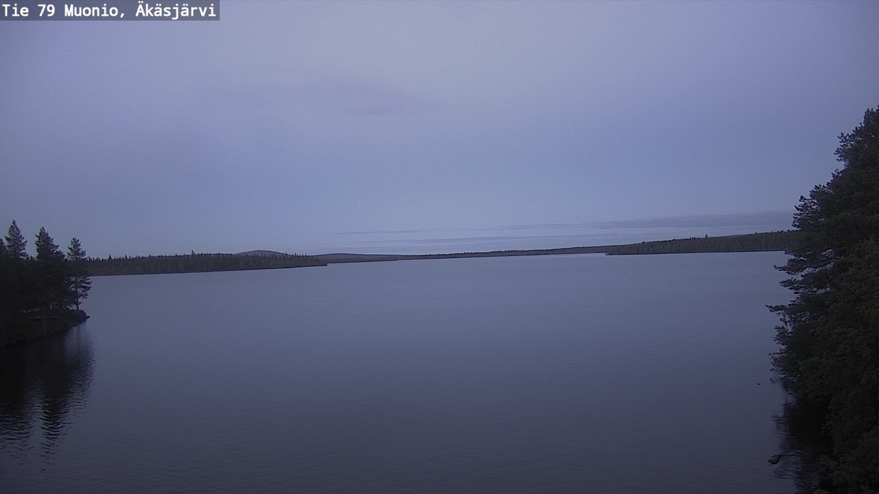 Weather Camera Image Road 79 Muonio, Äkäsjärvi, Muonio, Lappi