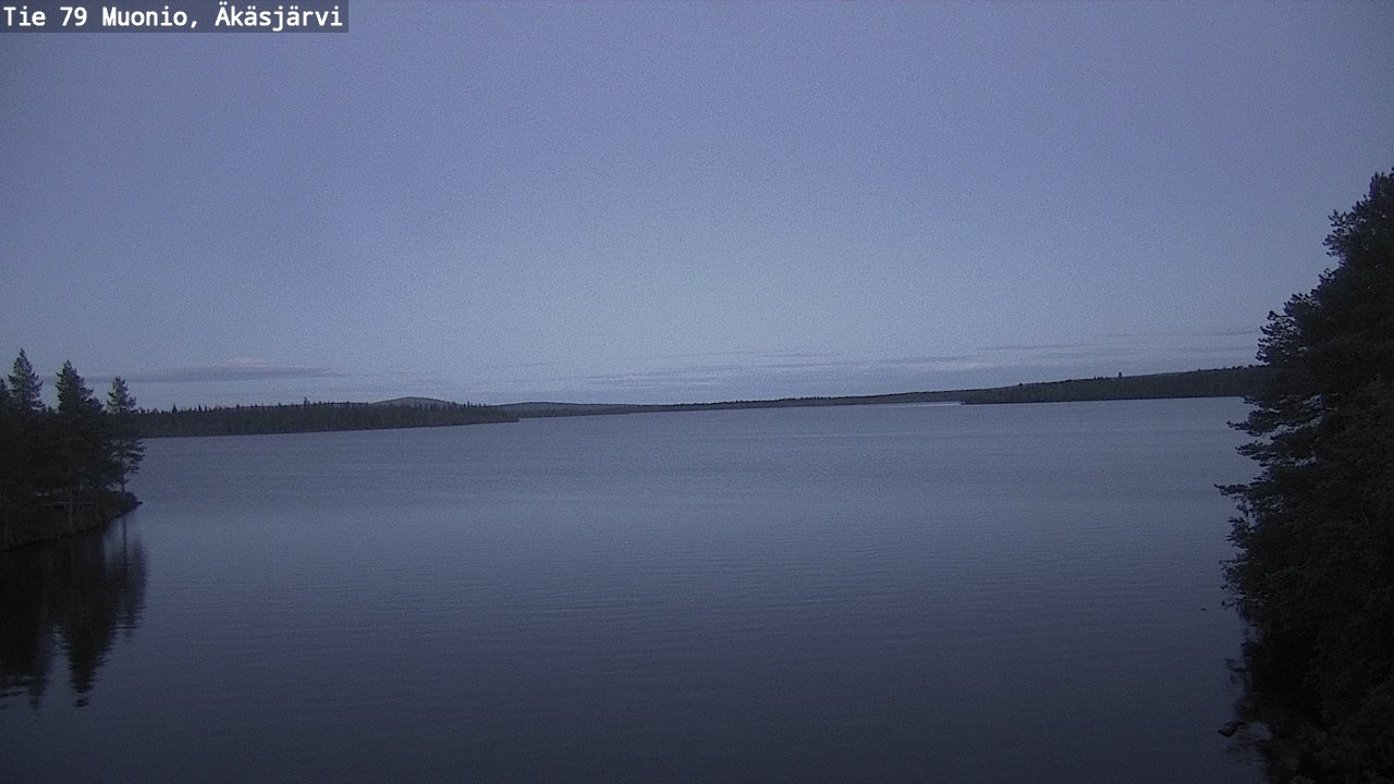 Weather Camera Image Road 79 Muonio, Äkäsjärvi, Muonio, Lappi