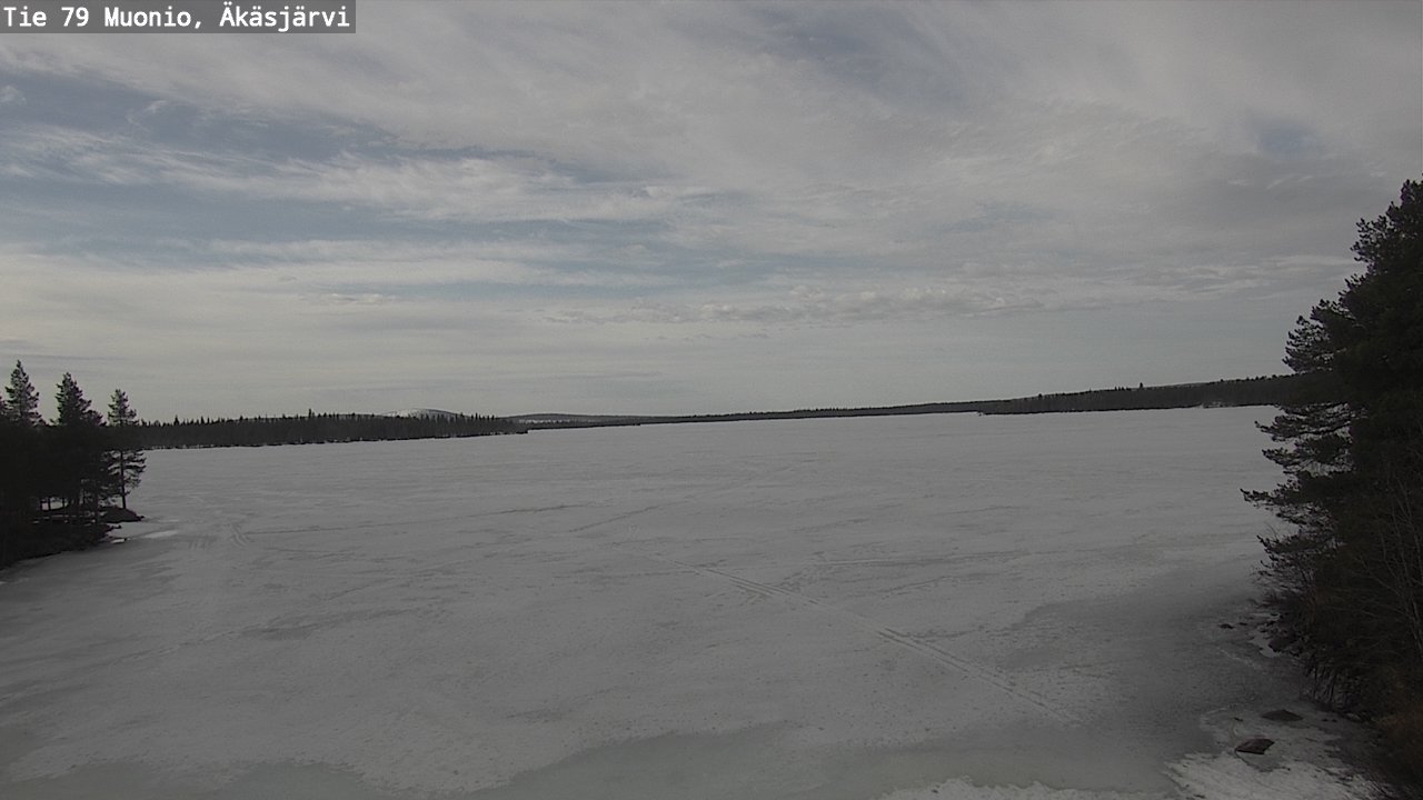 Weather Camera Image Väg 79 Muonio, Äkäsjärvi, Muonio, Lappi