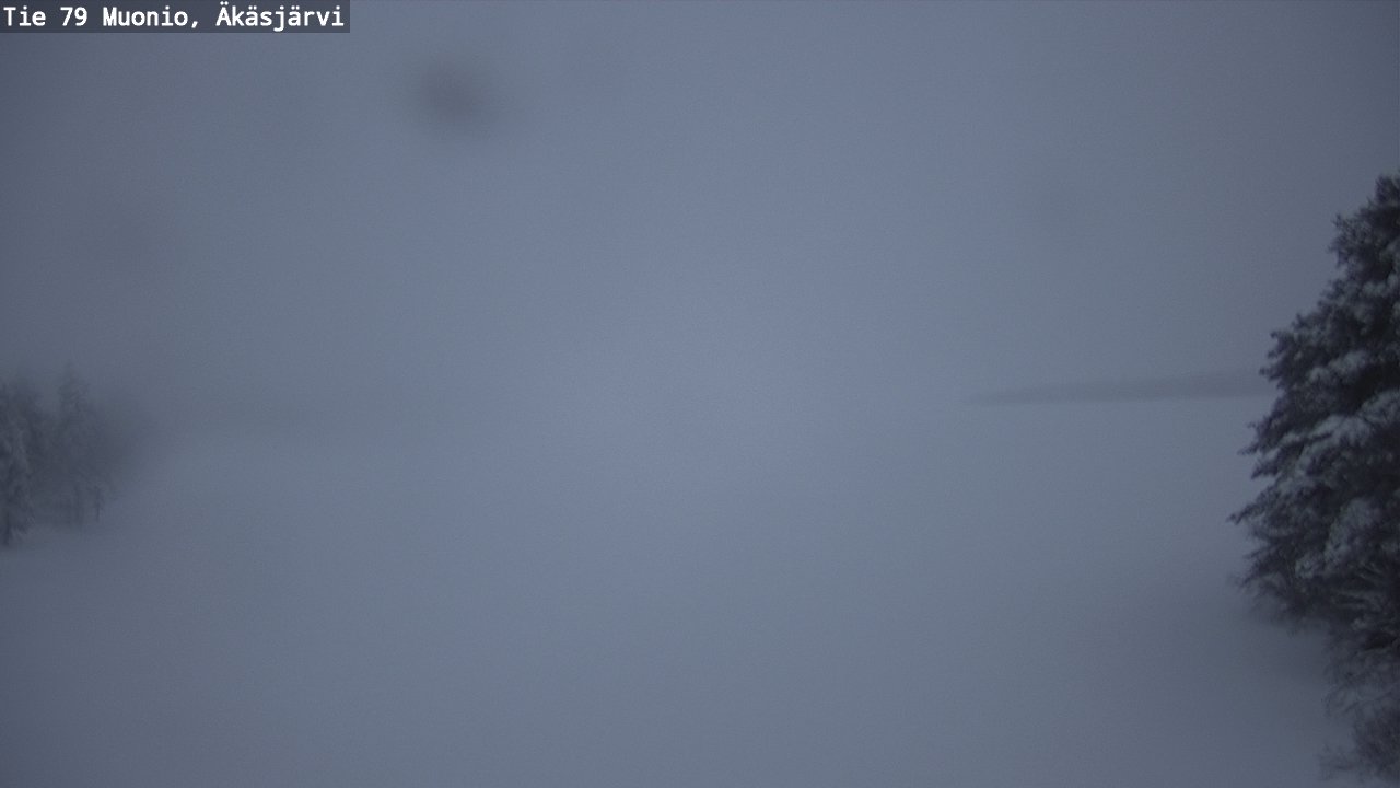 Weather Camera Image Väg 79 Muonio, Äkäsjärvi, Muonio, Lappi