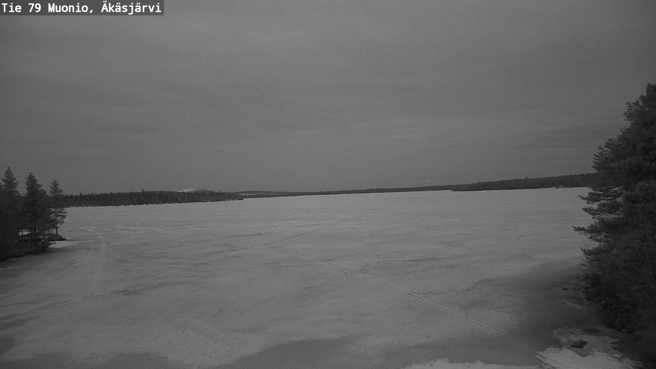 Weather Camera Image Väg 79 Muonio, Äkäsjärvi, Muonio, Lappi